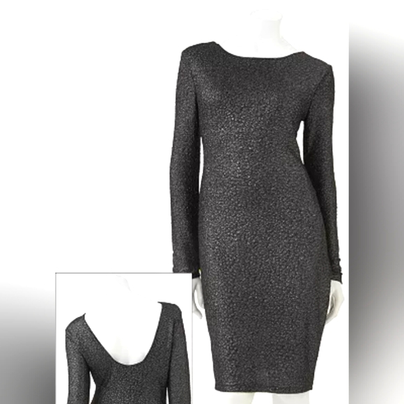 JENNIFER LOPEZ, Lurex, Textured Sheath, Gorgeous Dress, Size Medium. - Picture 11 of 12